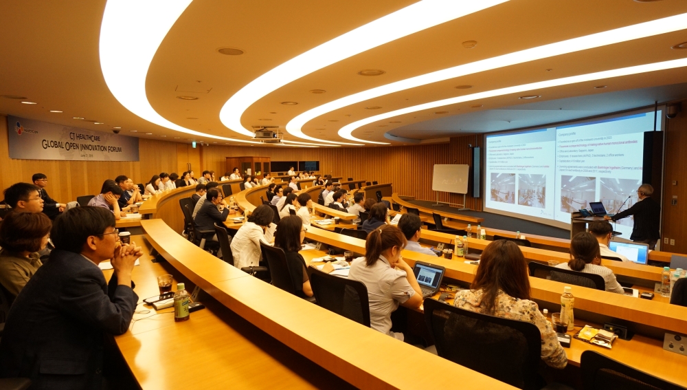 CJ HealthCare (CEO Seok-Hee Kang) held ‘The Global Open Innovation Forum' at CJ Humanville Leadership Center in Jung-gu, Seoul, Korea.